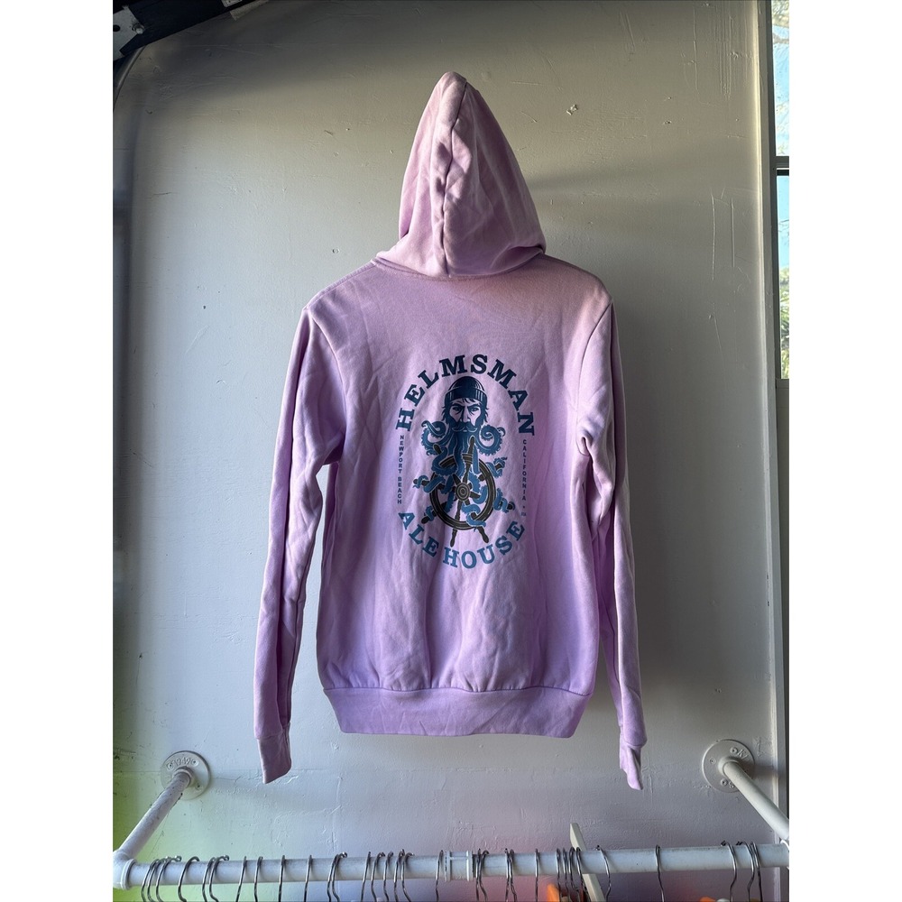 Helmsman Ale House‎ Chef Top Zip Up Hoodie SweatShirt Newport Beach Size Medium